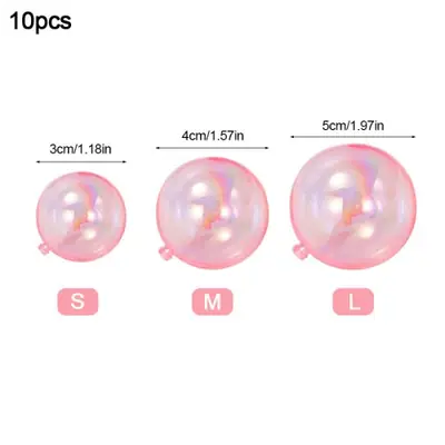 Image de Décoration Gâteau Boule Colorée - 10 Pièces