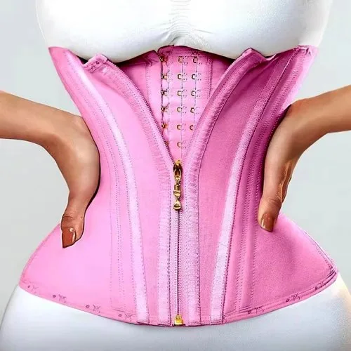 Rose pink corset