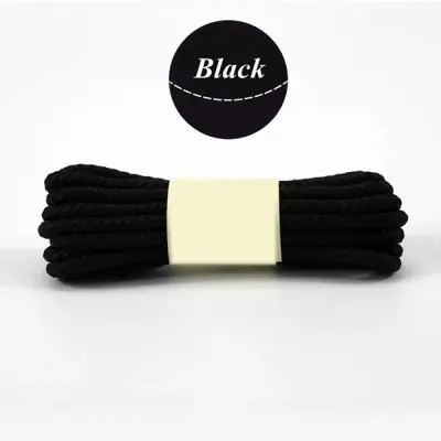 Image de Lacets de Chaussures Ronds Solides - Idéaux pour Randonnée et Outdoor