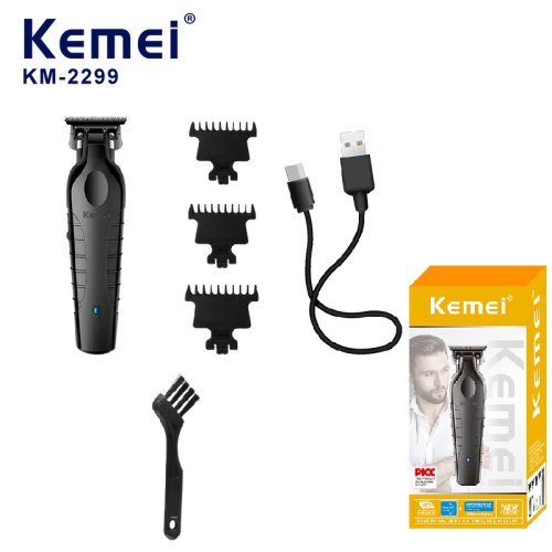 Image de Tondeuse à Cheveux Professionnelle Kemei KM2299 - Zéro Écart, Sans Fil