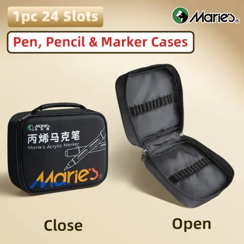 Image de Organisateur de Stylos 24-60 Cases – Sac Étui Pratique pour Artistes