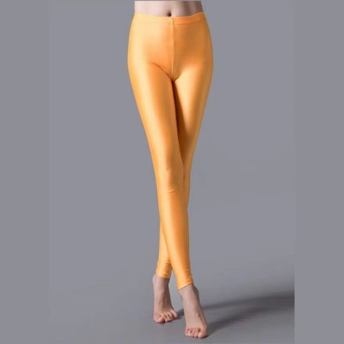 Immagine di Leggings da Allenamento Caramello Luccicanti per Donna