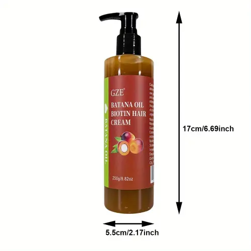 Image de Crème Capillaire Fortifiante à la Biotine & Huile de Batana