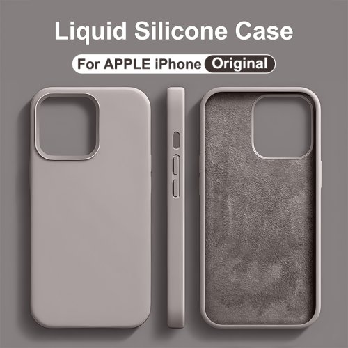 Bild von Original Flüssigsilikon-Schutzhülle für Apple iPhone 11, 12, 13, 14, 15, Pro, Max & Plus – Stoßfeste, flexible Handyhülle mit perfektem Passform und optimalem Schutz