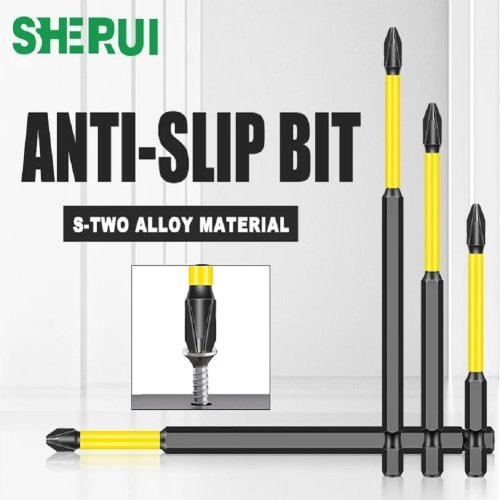 Bild von S2 Bohrer aus magnetischer Legierung, Schraubendreher-Verlängerungsbit mit Sechskantschaft, Lochbohrwerkzeuge mit manueller Installation