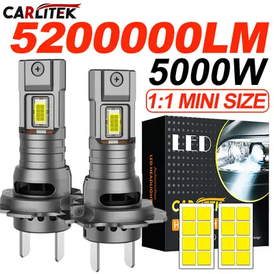 Image de Ampoule LED H7/H4/H1/H3 6000K - Éclairage de Phare Auto 12V