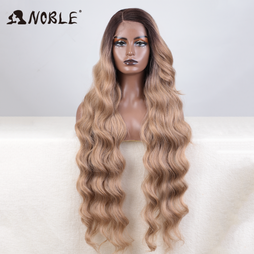 Afbeelding van Elegante Ombre Blond Golvende Kant Pruik