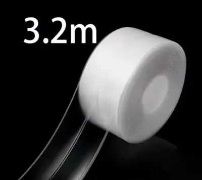Image de Ruban d'Étanchéité Auto-Adhésif Blanc - 2 Rouleaux