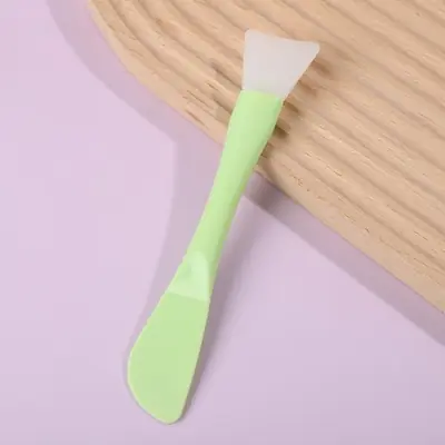 Image de Brosse Faciale Silicone + Grattoir - Outil de Beauté Double Usage