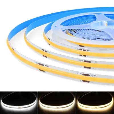 Image de Bande LED COB Flexible 5m/10m - Éclairage Haute Densité
