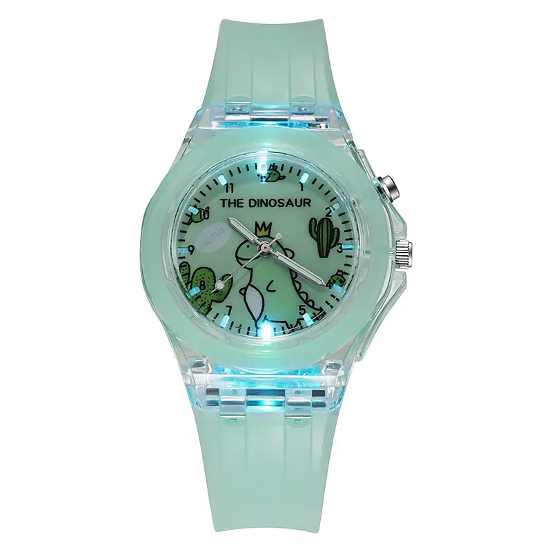 Imagen de Reloj de Dibujos Animados con Correa Luminosa para Niños
