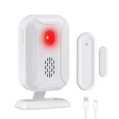 Image de Capteur d'alarme sans fil avec carillon lumineux