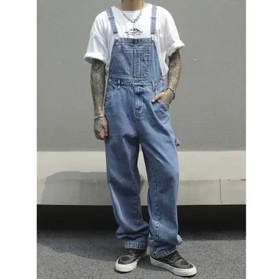 Image de Salopette Denim Homme - Style Urbain & Travail
