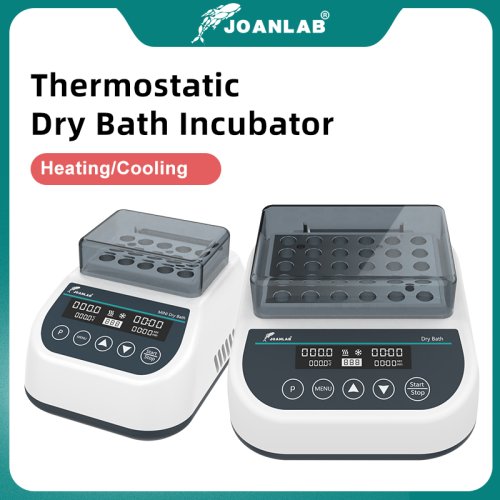 Image of Portable Digital Thermostatic Dry Bath Incubator with Heating Blocks for 0.2ml, 0.5ml, 1.5ml, 2ml, 15ml, 50ml – 220V Lab Equipment