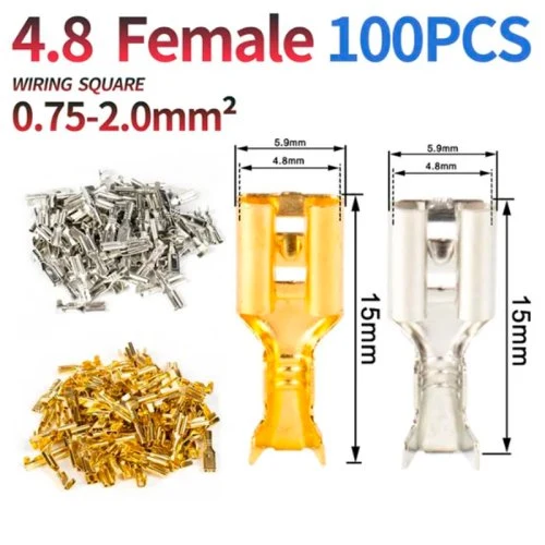 4.8mm female