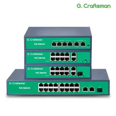 Image de Commutateur PoE 4/8/16 Ports pour Vidéosurveillance 4K