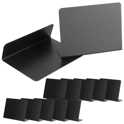 Image de Mini Tableaux Noirs 100x75mm - Étiquettes Pratiques pour Cuisine, Bureau & Buffet