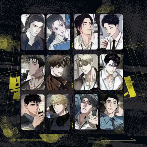 Zdjęcie Kolekcjonerskie Karty Lomo Webtoon – 28 Kolorowych Kart Fotograficznych z Postaciami z Korejskich Mang i Webtoonów, 3 Calowe, Idealne na Prezent