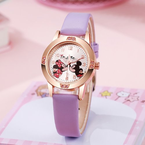 Image of Disney Mickey Mouse Kids Watch – Fun & Durable Wristwatch for Boys and Girls, Perfect Birthday Gift with Minnie Mouse Design