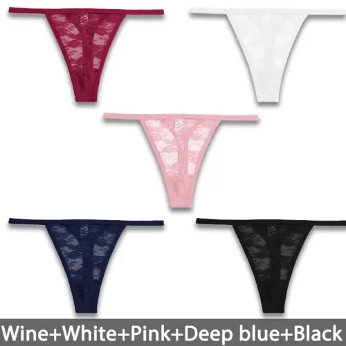 Image de Ensemble Lingerie Femme 5 Pièces Dentelle Florale