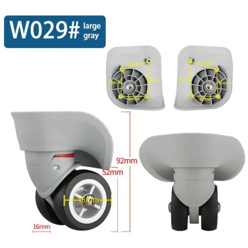 Image de Roues de Remplacement Silencieuses pour Valises
