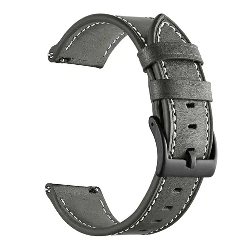 Image de Bracelets de Montre en Cuir - Compatible Huawei, Amazfit & Samsung