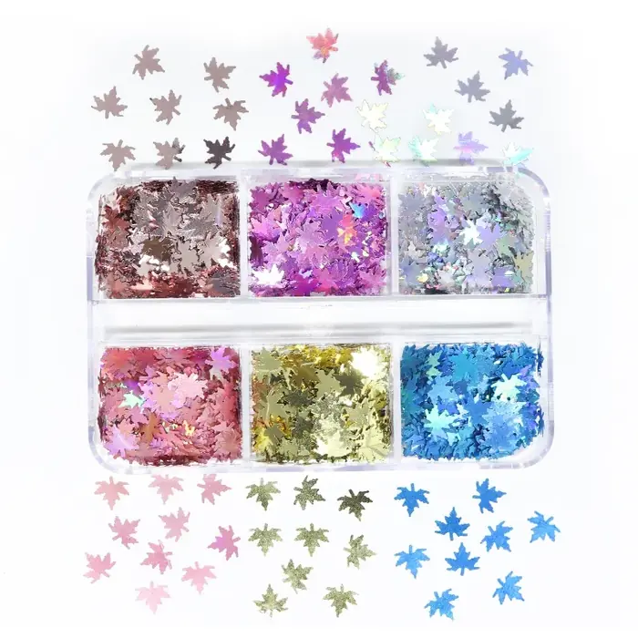 Image de Paillettes Holographiques Lettres Alphabet - Décoration Resine DIY