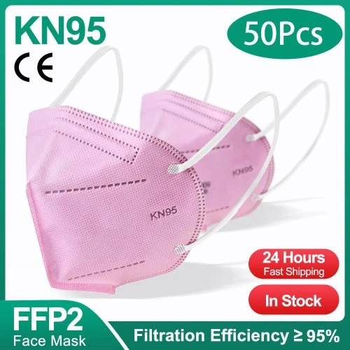 KN95-50PCS-rosa