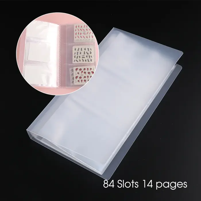 Image de Album de Stockage pour Stickers Ongles - 100 Fentes