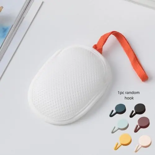 Image de Sac à Savon Exfoliant Double Face avec Lanière - Nettoyage Douche Effortless