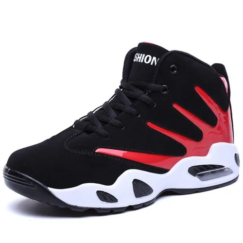 Schwarz rot Schuhe