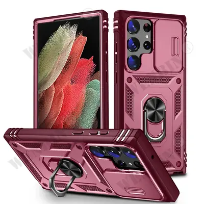 Image de Coque anti-choc avec support rotatif 360° pour Samsung S25/S24/S23