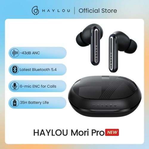 Afbeelding van Haylou Mori Pro Oordopjes met ANC en 35 Uur Batterij