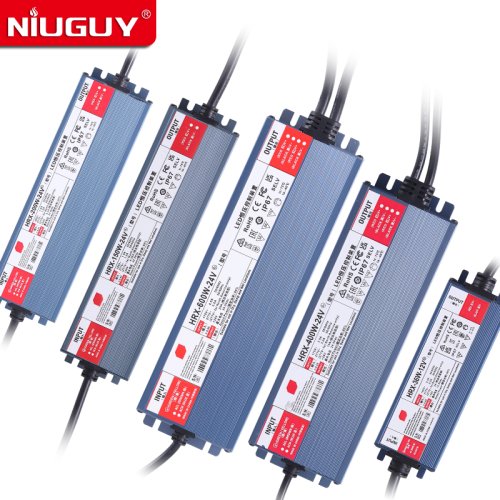 Image de Transformateur LED Extérieur Étanche 100-277V AC vers 12V/24V DC