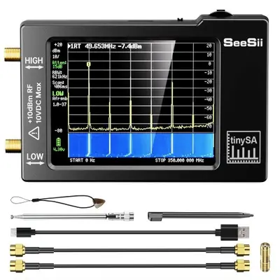 Image de Analyseur de Spectre Portable TinySA - 100kHz à 960MHz