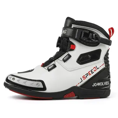 Image de Bottes Moto Homme Cuir Respirantes 2024