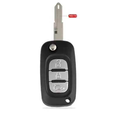 Image de Coque de Clé Pliable pour Renault - Protection Élégante & Pratique