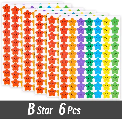 B ojos estrella 6pcs