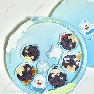 Image de Porte-clés Anime Love and Deepspace - Xavier, Zayne, Rafayel