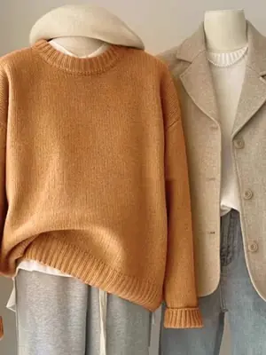 Image de Pull Cachemire Pur 100% - Doux & Chaud