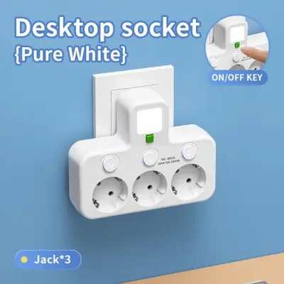 Image de Multiprise USB avec Filtre Réseau et Interrupteur Séparé
