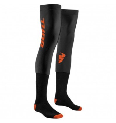 Image de Chaussettes de Motocross avec Compression et Protection Genouillère