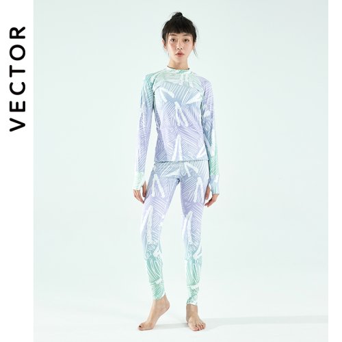 Imagen de VECTOR-Conjunto de capas de Base de secado rápido para mujer, ropa interior térmica de lana de micro...