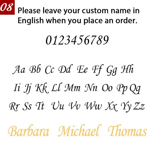 Schriftart B08