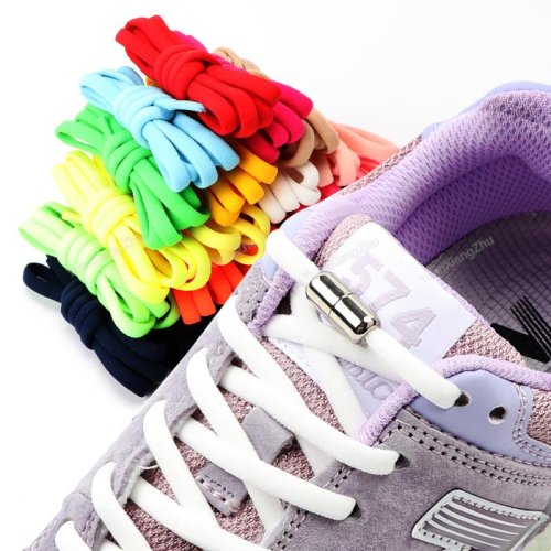 Image de Lacets Élastiques Sans Nœud - Pour Enfants & Adultes