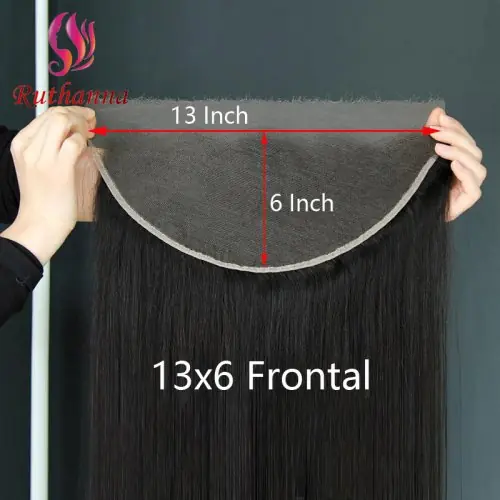 Image de Perruque Brésilienne Vierge 13x6 avec Dentelle Frontale Transparente