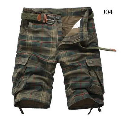 Image de Shorts Hommes Été 2025 - Style Militaire & Décontracté