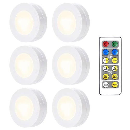 Image de Lampe LED Sans Fil Puck - Éclairage Sous Meuble