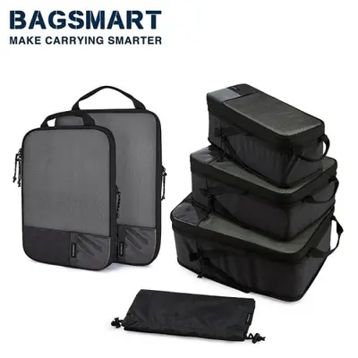 Image de Cubes de Rangement Voyage - Organisez Votre Valise en Toute Simplicité