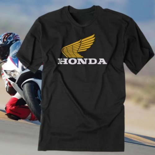 Bild von Honda Summer Hot 2025, hochwertige, trendige Marke, modische Honda-Rennkleidung für Herren, bedruckt, locker, atmungsaktiv, hautfreundlich